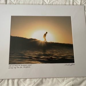 Sunlight And The Surfer 16” X 20” Mat In Plastic Wrap